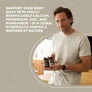 BioTechUSA Calcium Zinc Magnesium mineral complex tablets daily use bottle 90 count quantity