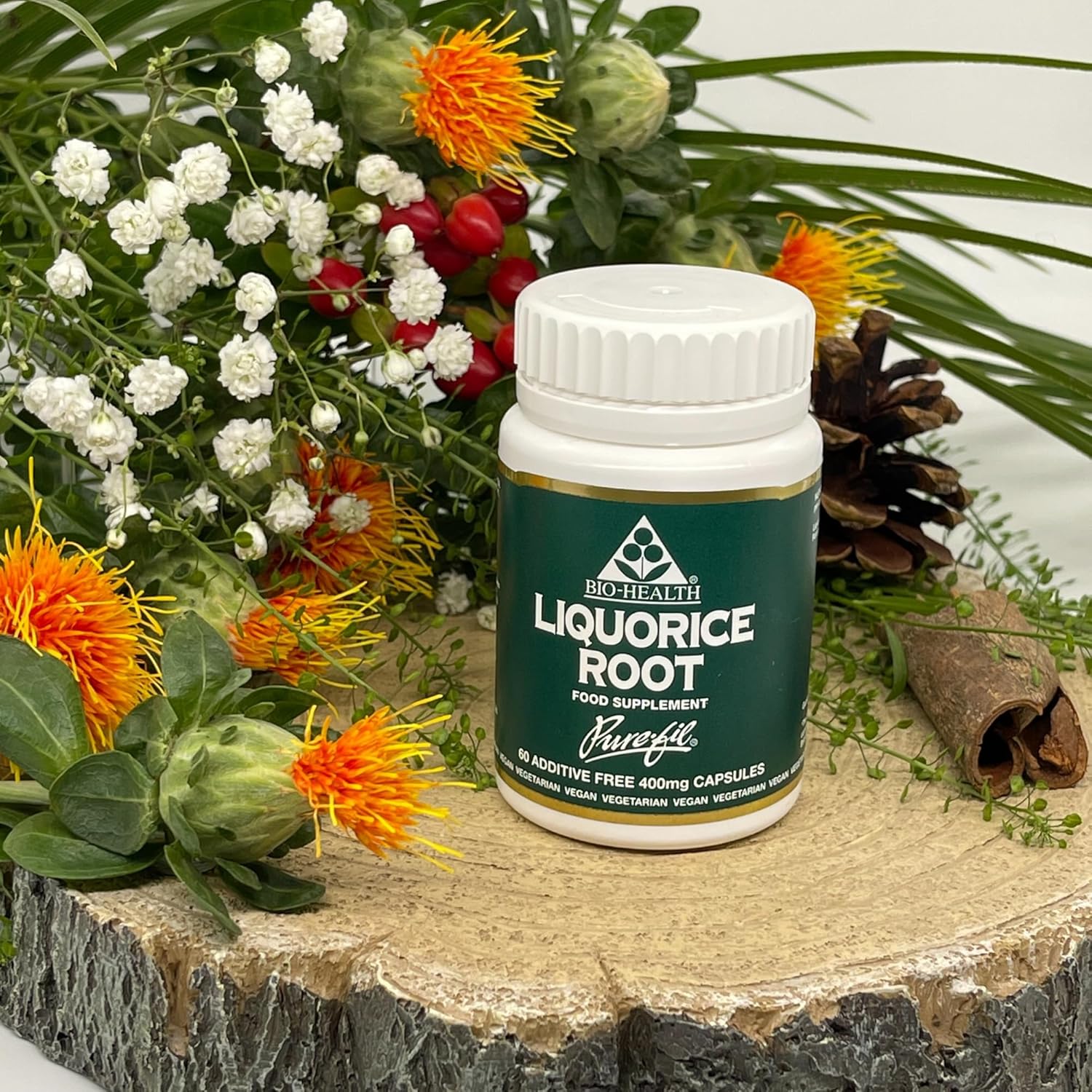 Bio-Health Liquorice Root 400mg Capsules - 60 Count