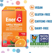 Ener-C Orange Multivitamin Drink Mix Powder box