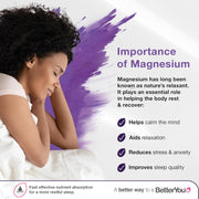 BetterYou Magnesium Max 3-in-1, Natural Cocoa Powder - 160g