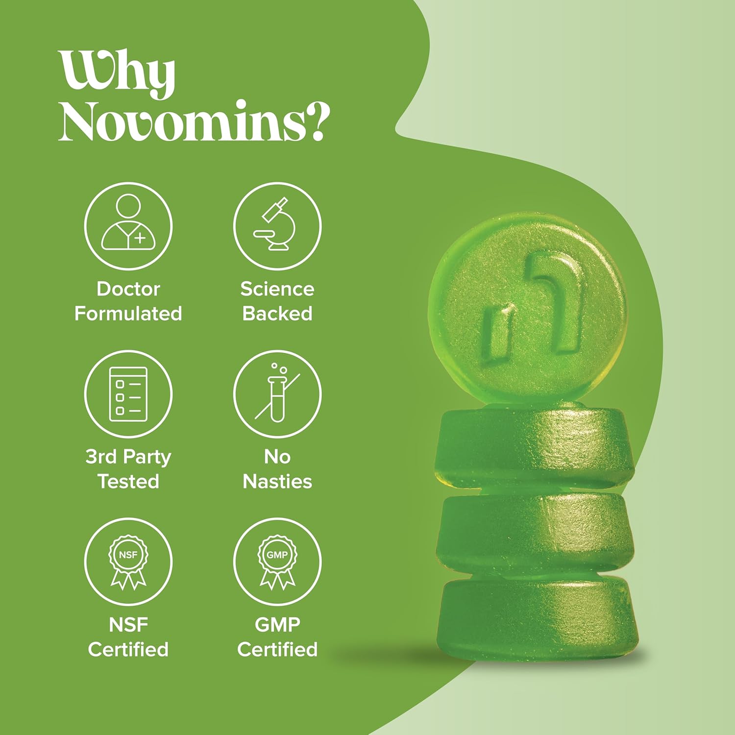 Novomins Nutrition Apple Cider Vinegar Gummies