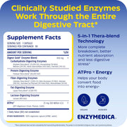 Enzymedica Digest Gold enzyme supplement facts ingredients 90 capsules
