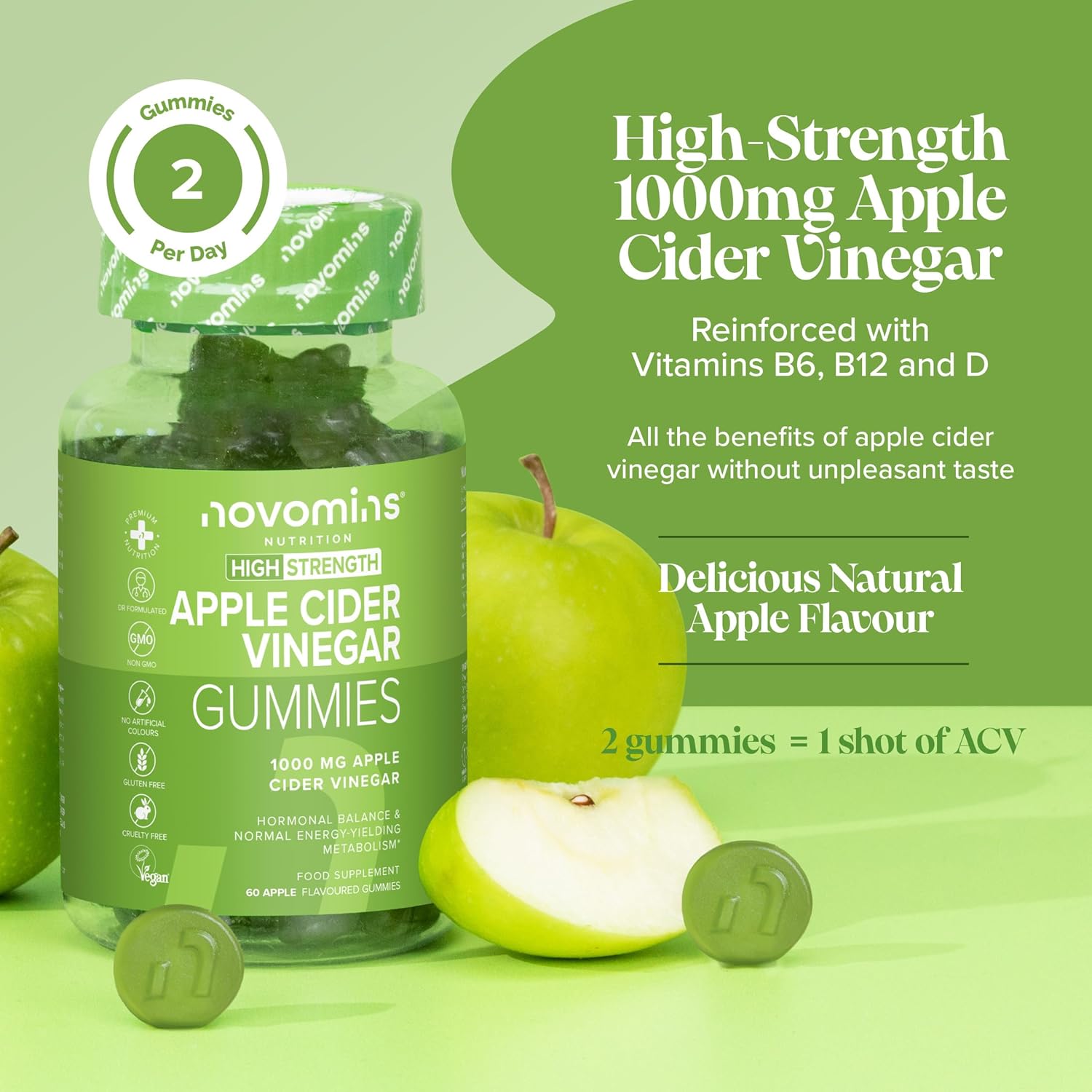 Novomins Nutrition Apple Cider Vinegar Gummies