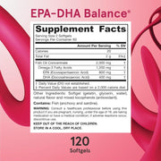 Jarrow Formulas EPA-DHA Balance® 600 mg – 120-240 Softgels
