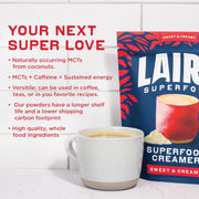 Laird Superfood Non-Dairy Coffee Creamer, Sweet & Creamy – 227g