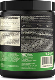 Back view of a supplement container with text and branding