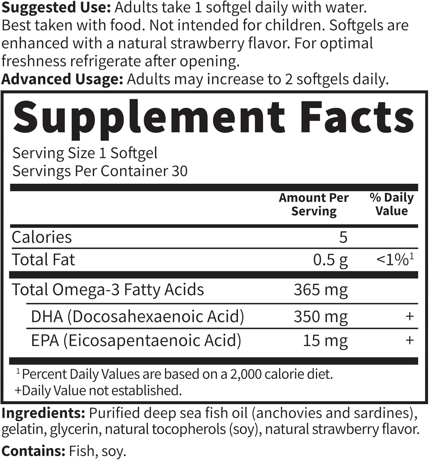 Garden of Life Oceans Mom Prenatal DHA Omega-3, Strawberry, 30 Softgels