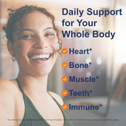 Lifestyle/use image: Carlson Vitamin D3 softgel daily routine supplement bottle 120 count