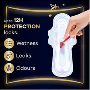 Always Ultra Secure Night Pads Size 5 Extra Wings 32 Pack up to 12h protection