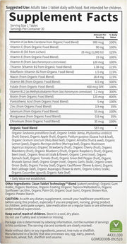 Garden of Life Organics Once Daily Men's Multivitamin bottle supplement