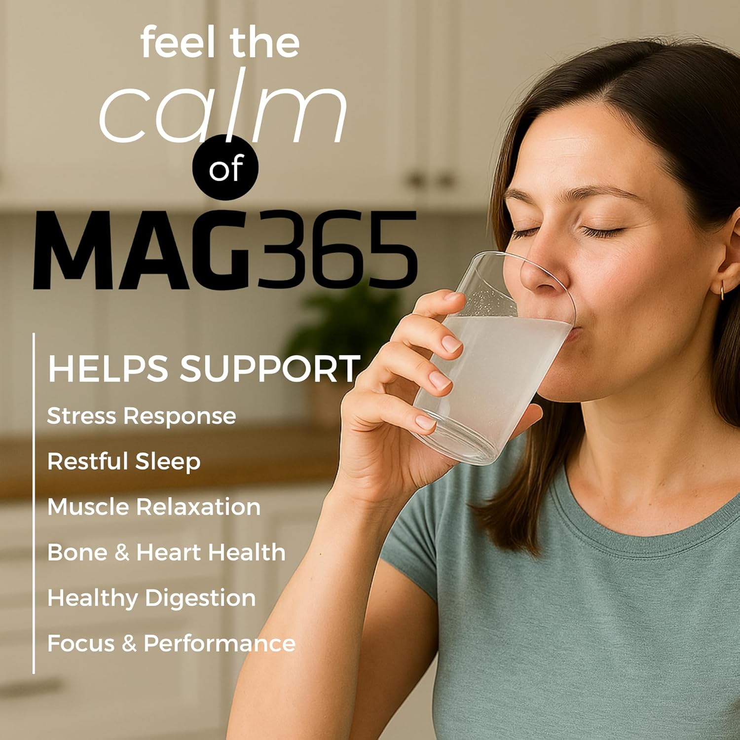 MAG365 Magnesium Citrate Powder, Unflavored - 300g