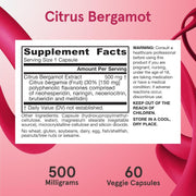 Jarrow Formulas Citrus Bergamot – 60-120 Veggie Capsules