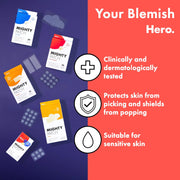 Hero Mighty Patch Nose - Overnight XL Hydrocolloid Patches variants.