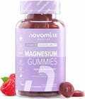 Novomins Magnesium Gummies 180mg Raspberry - 60 Count
