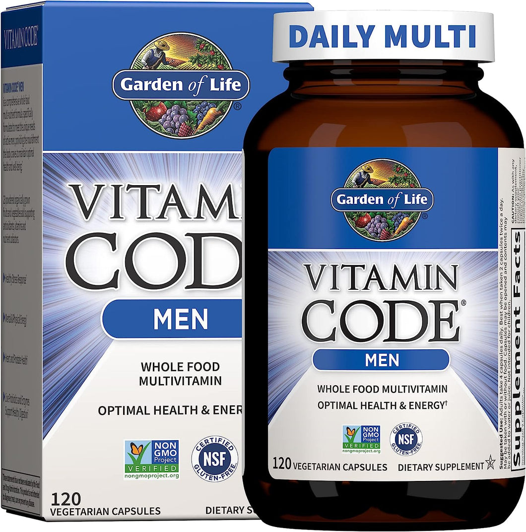Garden of Life Vitamin Code Men, 120 capsules