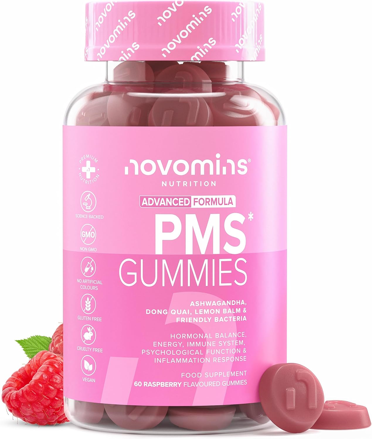 Novomins Nutrition PMS Gummies Hormonal Balance