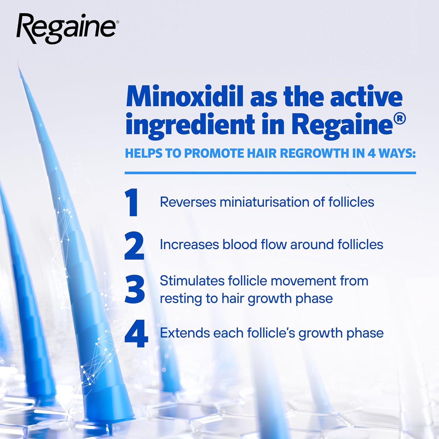 Regaine For Men Extra Strength Foam 5% Minoxidil ingredient information