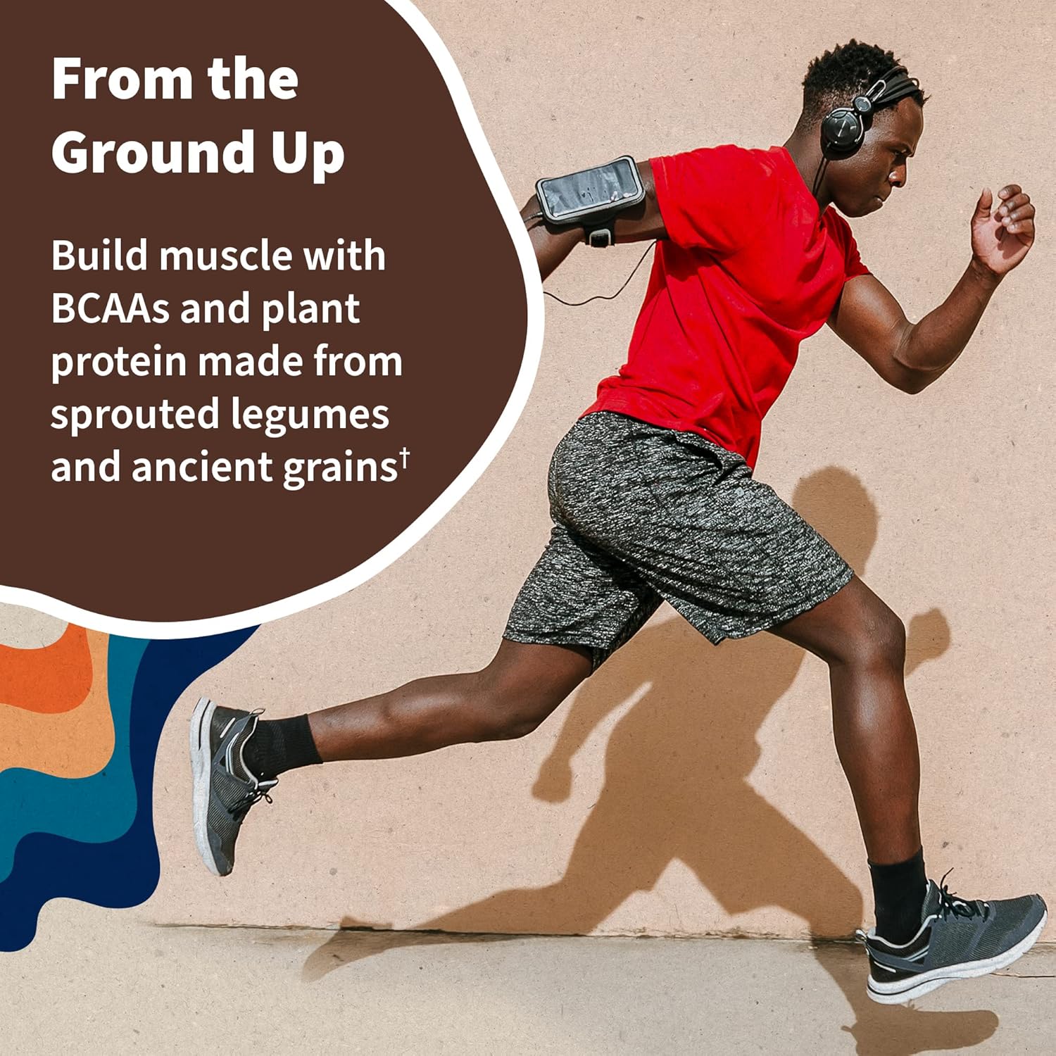 Garden of Life Raw Organic Vegan Protein Powder chocolate shake preparation tub 700g