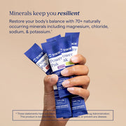 Lifestyle Image: Trace Minerals Power Pak Orange Blast drink preparation packets 30 count