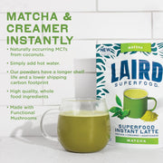 Laird Superfood Matcha Instant Latte Drink Mix – 227g