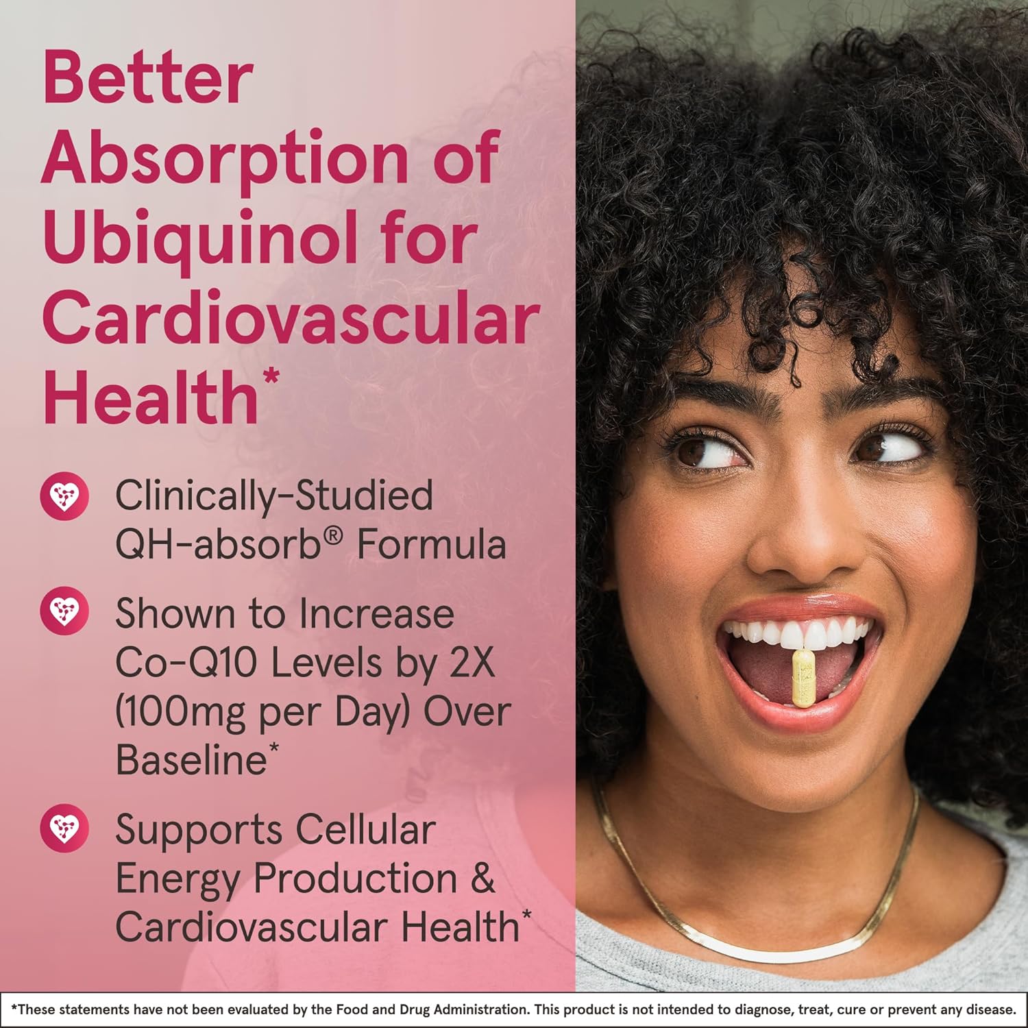 Jarrow Formulas QH-absorb  100 mg – 60-120 Softgels