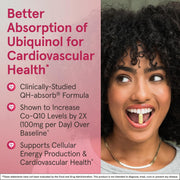 Jarrow Formulas QH-absorb  100 mg – 60-120 Softgels