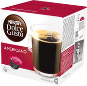 NESCAFÉ Dolce Gusto Americano coffee pods box roast ground coffee 16 capsules quantity