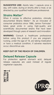 How to Use Image: Jarrow Formulas Jarro-Dophilus 50 billion CFU veggie capsules 60 count usage