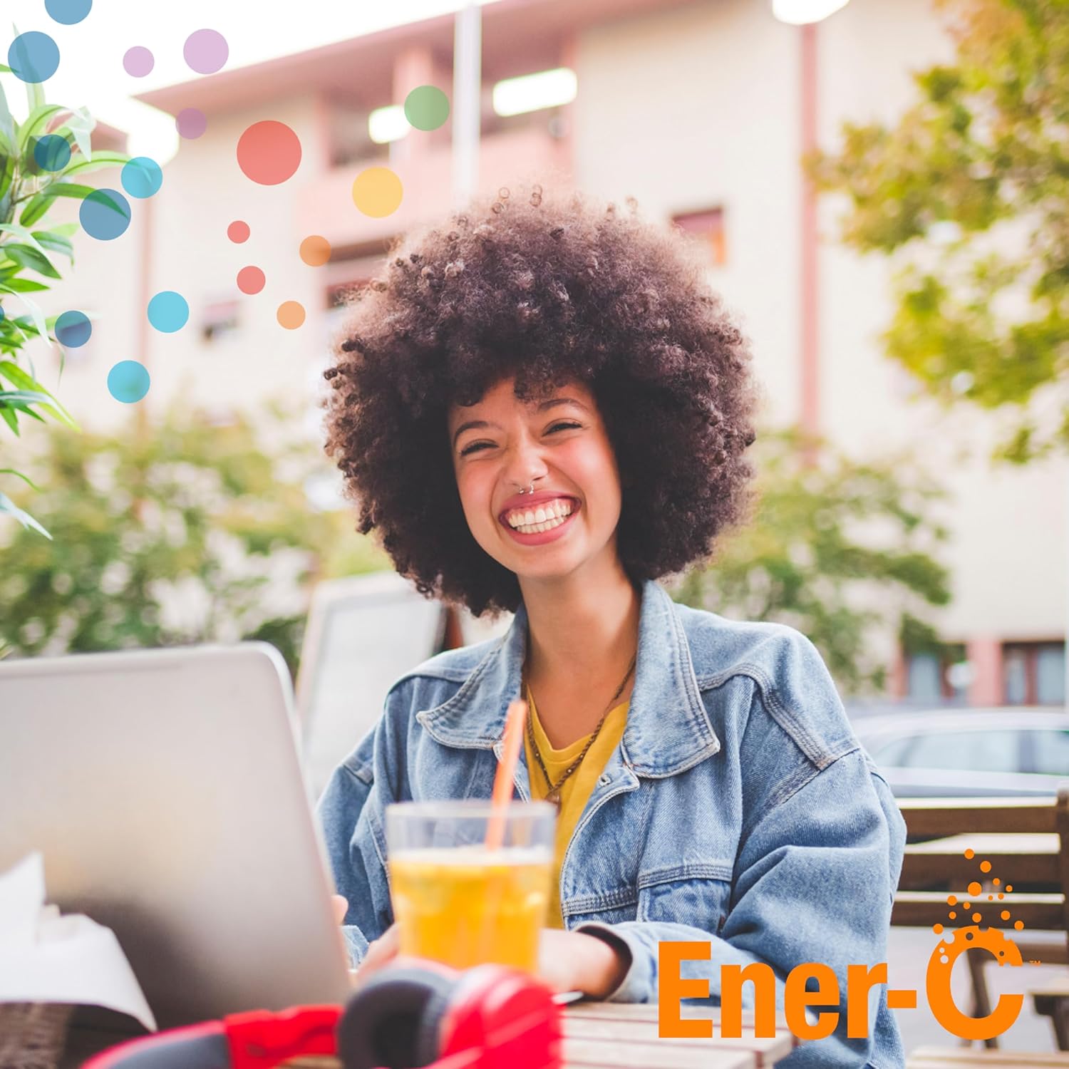 Ener-C Orange Multivitamin Drink Mix Powder 