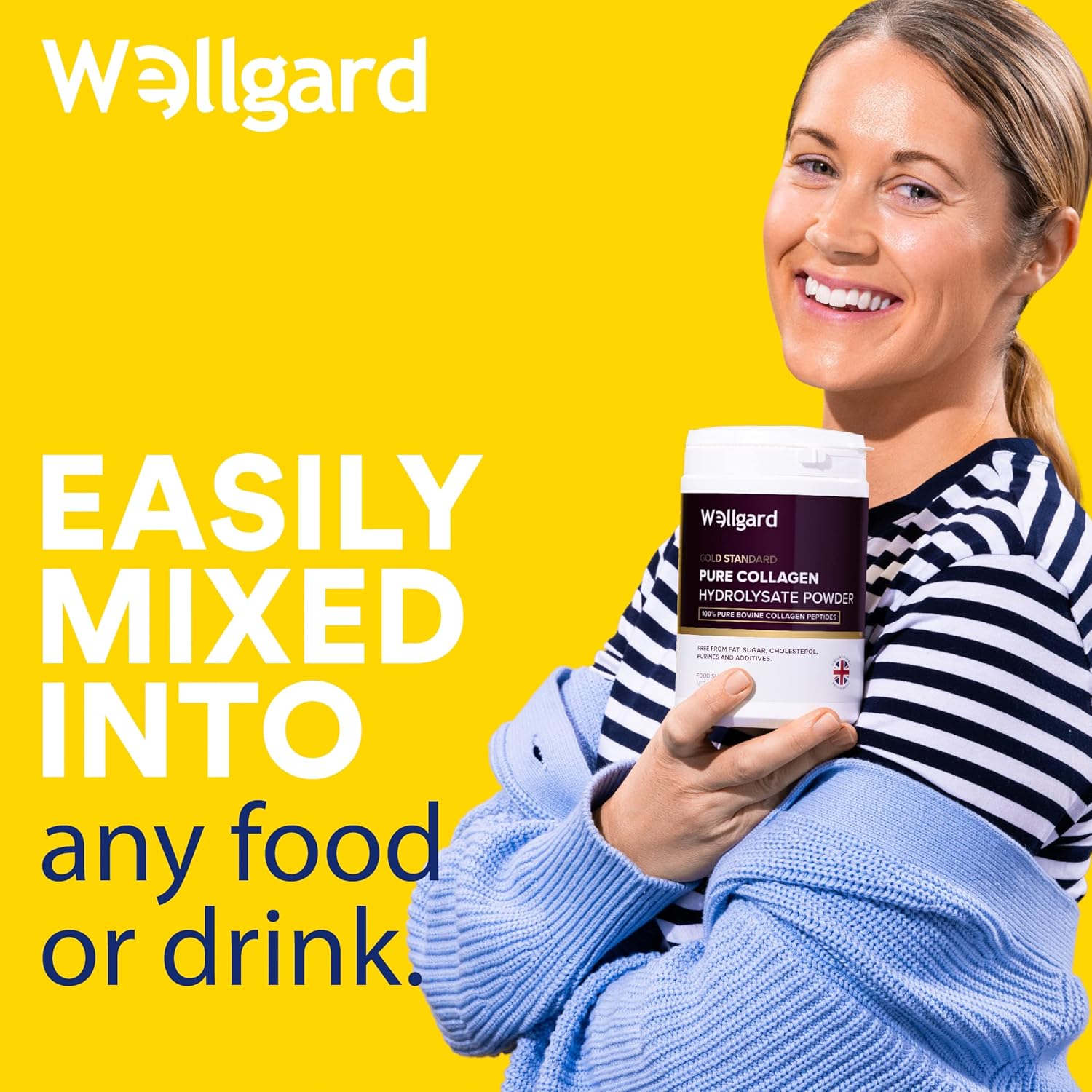 Wellgard Pure Bovine Collagen Peptides Powder, Hydrolysed - 400g