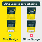 Nutrition Geeks High-Strength Turmeric Complex Vegan Tablets - 120 Count. Old & new packaging.