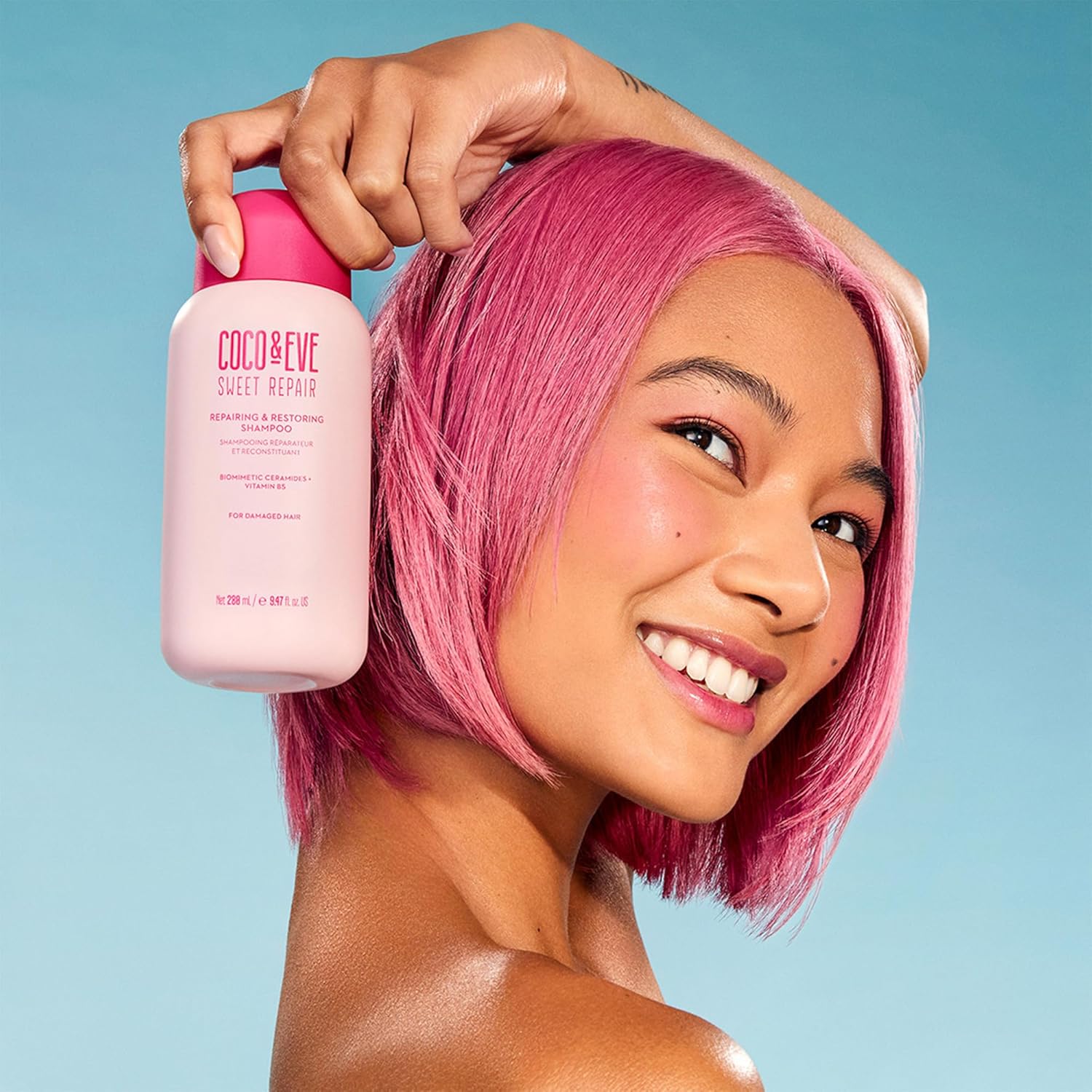 Coco & Eve Sweet Repair Shampoo with Ceramides & Vitamin B5 - 280ml