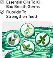 Listerine Total Care Teeth & Gum Intense Mint Mouthwash oral rinse bottle 500ml ingredients
