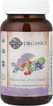Garden of Life Organics Prenatal Once Daily bottle 90 vegan tablets