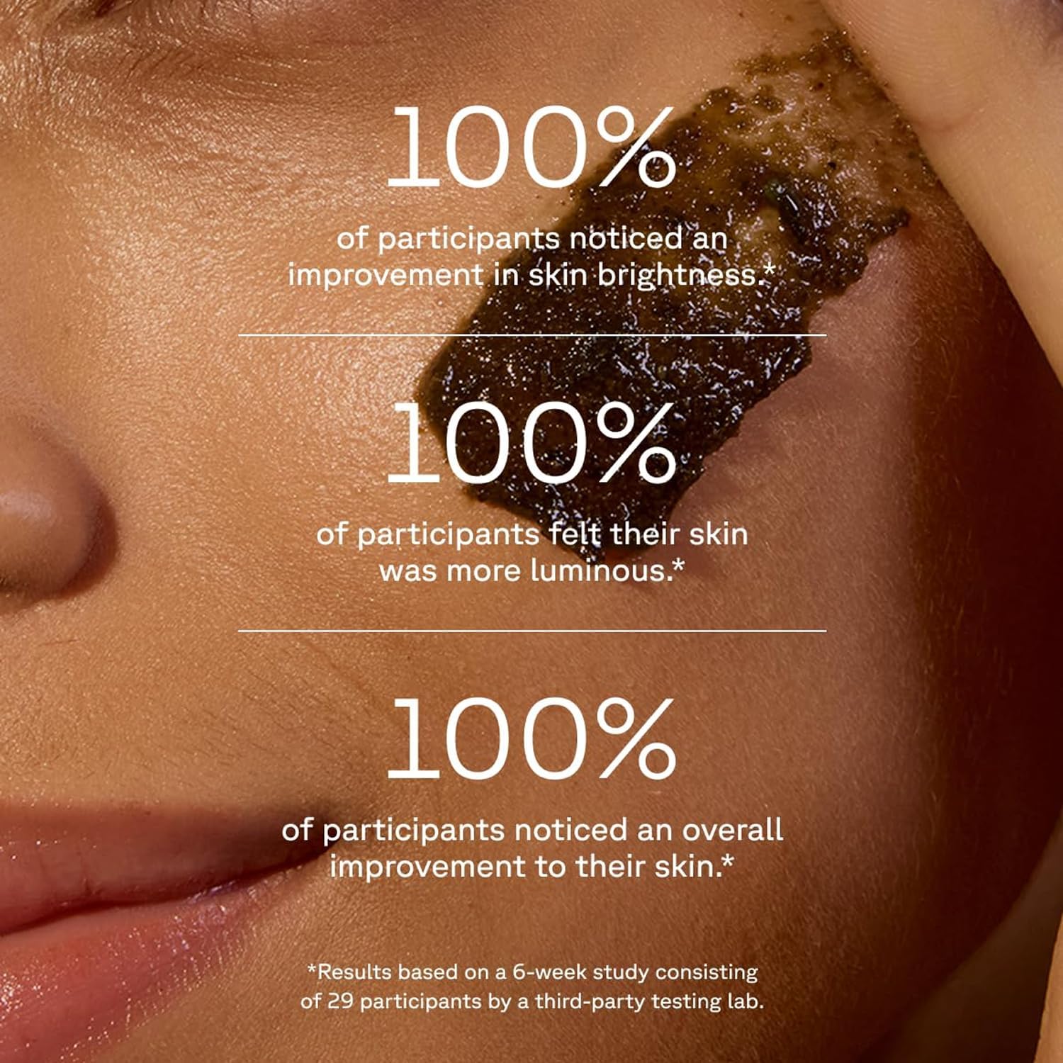 Acure Brightening Facial Scrub ingredient label sea kelp green clay 118ml