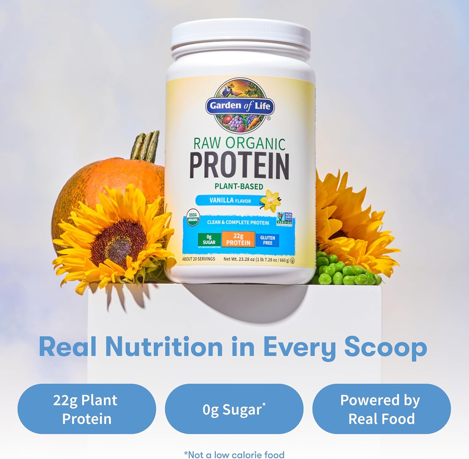 Garden of Life Raw Organic Vegan Protein Powder Vanilla – 660g