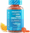 Novomins Vegan Omega 3 6 9 Gummies Orange - 60 Count