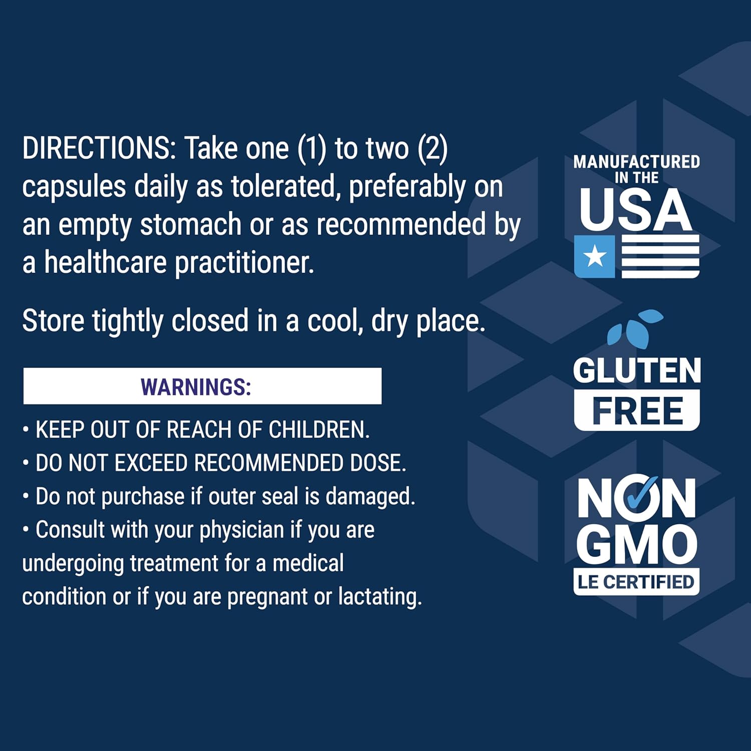 Supplement dosage for Life Extension Super R-Lipoic Acid showing stabilized Na-RALA ingredient.