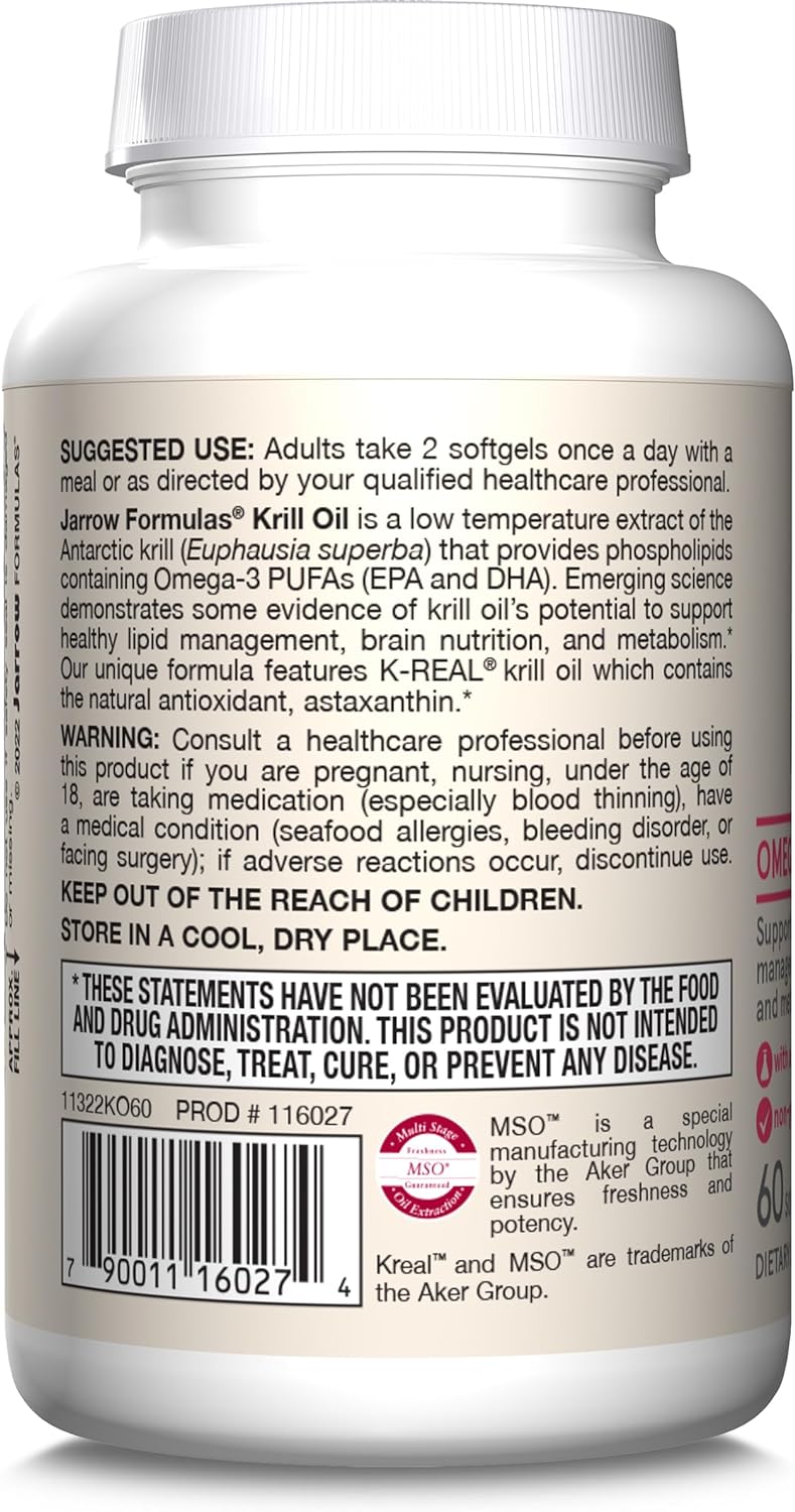 JArrow Formulas Krill Oil