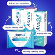 Anusol Soothing Cleansing Wipes with Witch Hazel & Aloe variants