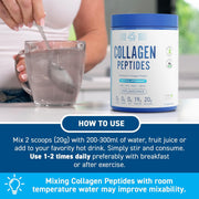 How to Use: Applied Nutrition Collagen Peptides powder mixed drink unflavoured 300g