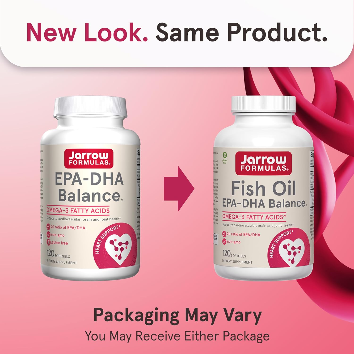 Jarrow Formulas EPA-DHA Balance® 600 mg – 120-240 Softgels