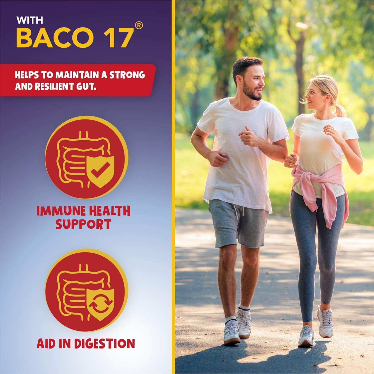 Weider Microbiotics Probiotic - 15 Live Strains with Vitamin C - 60 Sachets