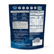 Laird Superfood non-dairy creamer with mushrooms ingredients, barcode & nutrition facts label 227g on white background