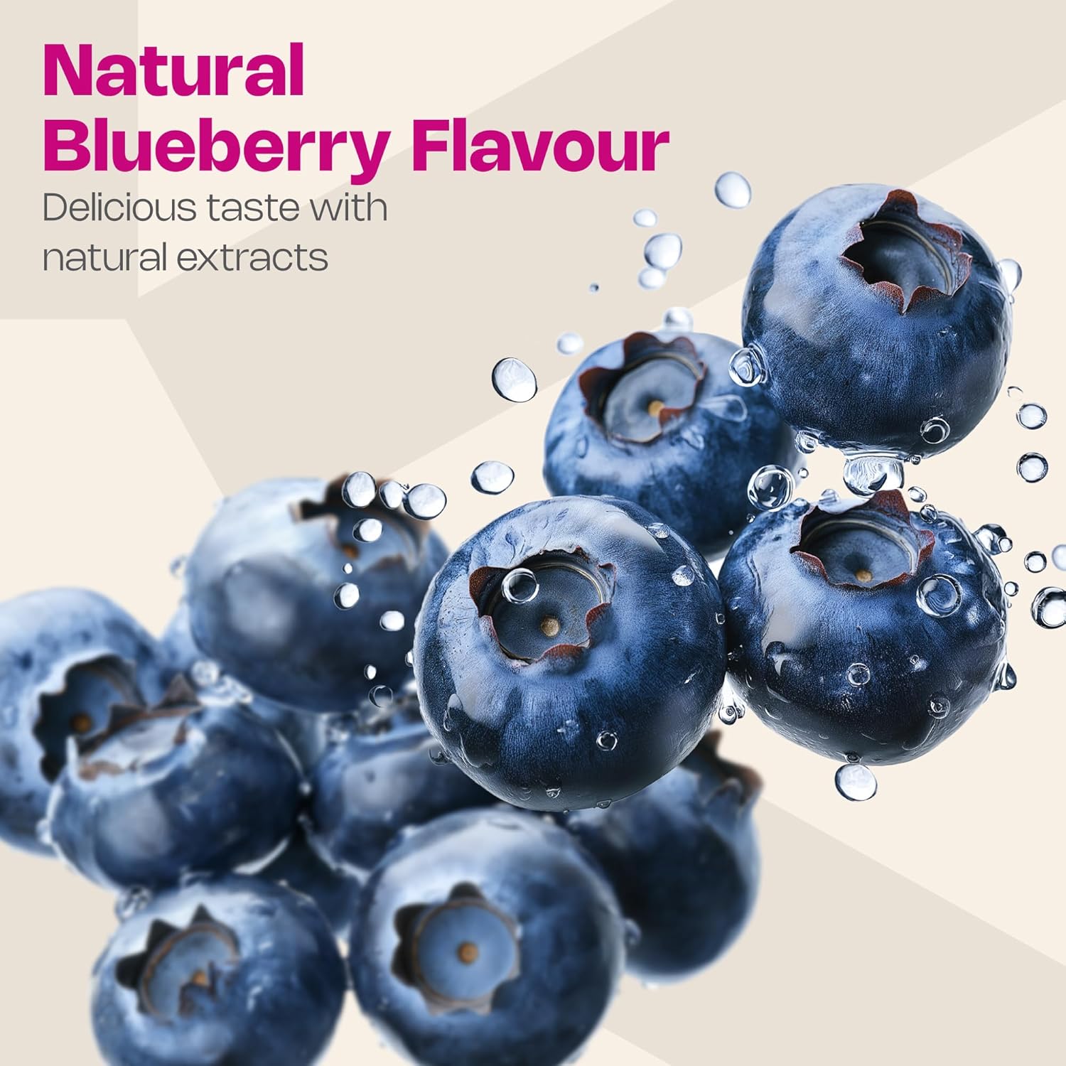 Nutriburst Radiance Renew Gummies - with Hyaluronic Acid & Biotin - 60 Count blueberry flavour.