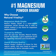 Natural Vitality Magnesium Citrate Drink Mix, Unflavoured - 113g