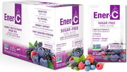 Ener-C Sugar Free Mixed Berry multivitamin drink mix box front label 30 sachets on white background