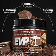 Evogen EVP-3D Pre-Workout Iced Mocha Coffee - 544g