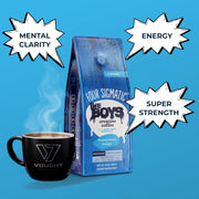 Four Sigmatic The Boys Creatine Coffee Medium Roast Ground Coffee 283g