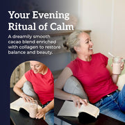 Lifestyle Image: Hottea Mama collagen cacao hot drink daily routine 200g